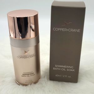 New Copper + Crane SHIMMERING BATH OIL SOAK - BODY CARE 60ml 2fl. oz.